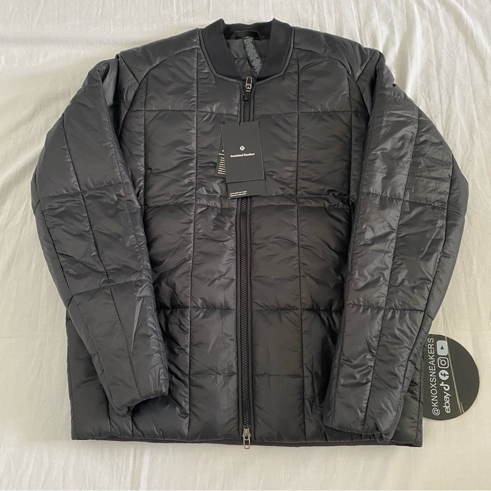 Lululemon Insulated Bomber Jacket GGRE Graphite Gray Dark Men's Size Medium